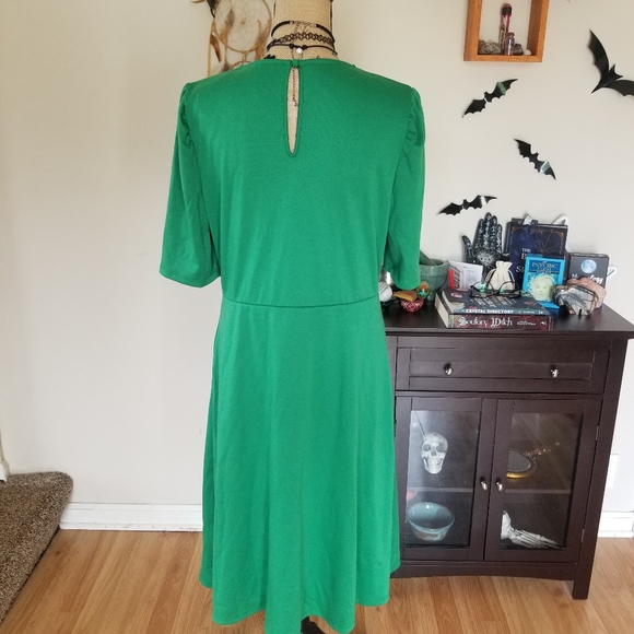 Who What Wear Green Dress - Picture 3 of 4